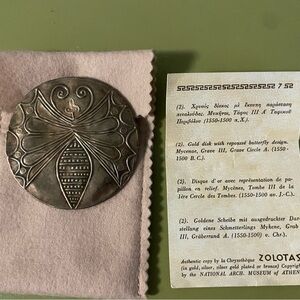 Bronze pendant / brooch replica of Ancient Greek ornament.